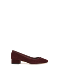 Veronica Beard Cecile Suede Ballet Pump - Acai