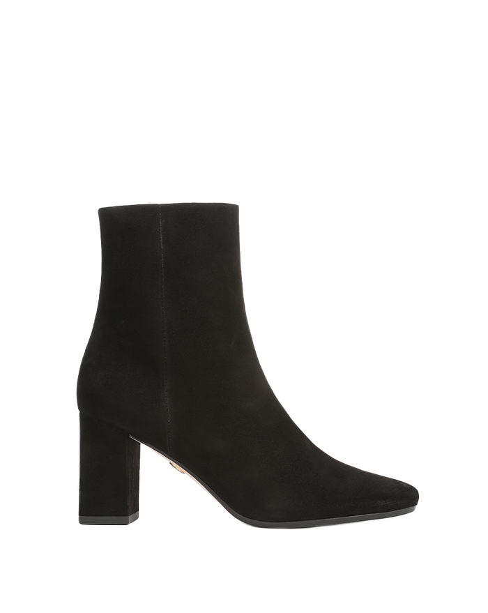 Veronica Beard Cera Suede Ankle Boot - Black