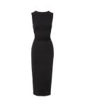 Veronica Beard Charissa Stretch-Cotton Midi Dress Black