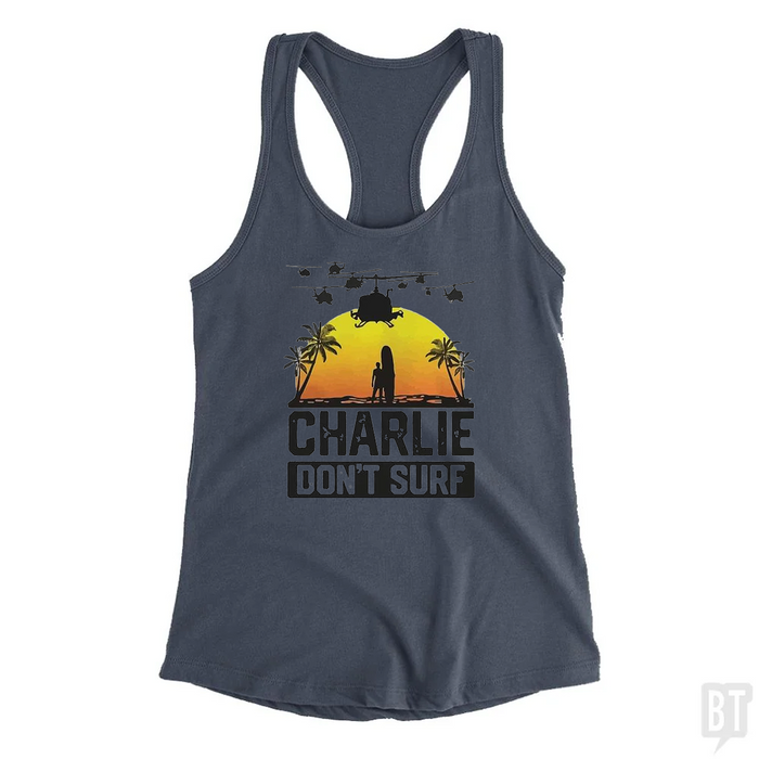 Women's Racerback Tank / Navy Blue / S
