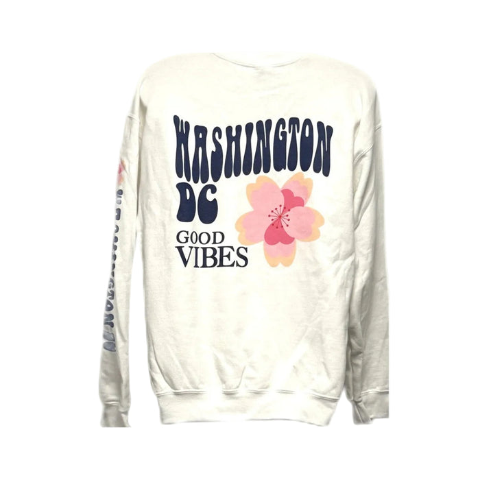 Cherry Blossom Good Vibes Crewneck