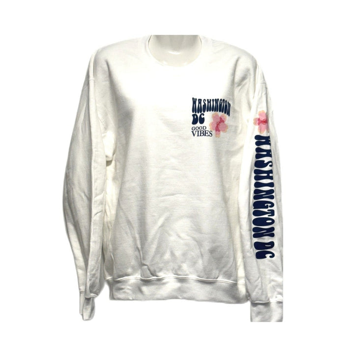 Cherry Blossom Good Vibes Crewneck