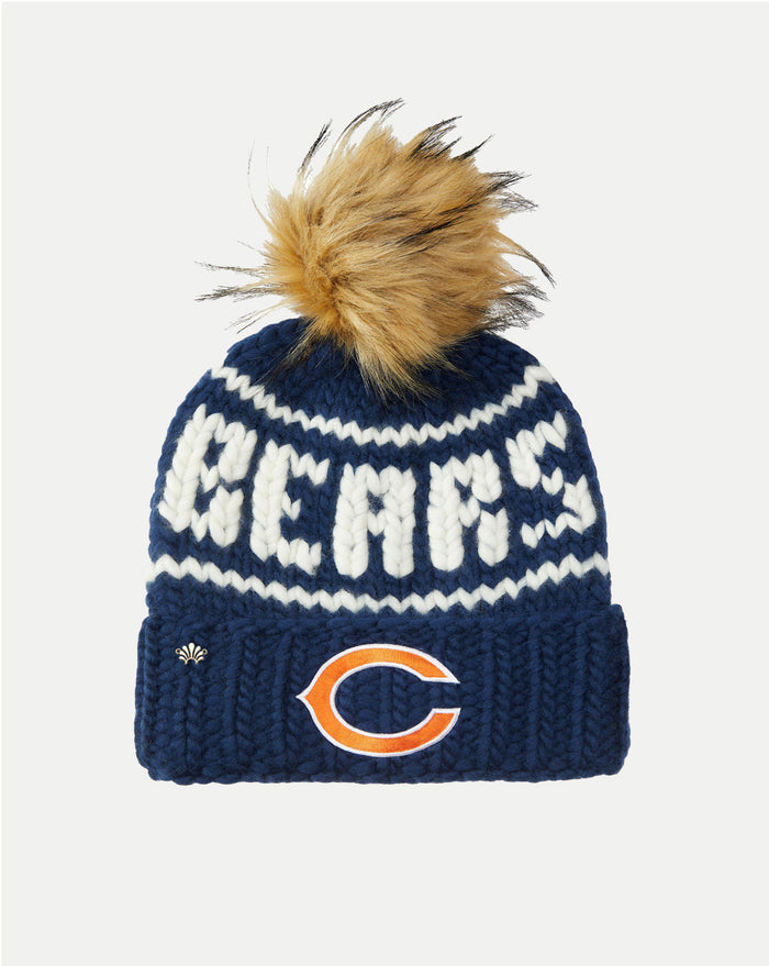 Veronica Beard Chicago Bears Beanie - Navy