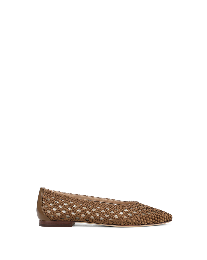Cienna Woven Satin Flat