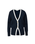 Veronica Beard Cillian Boyfriend Cardigan Navy