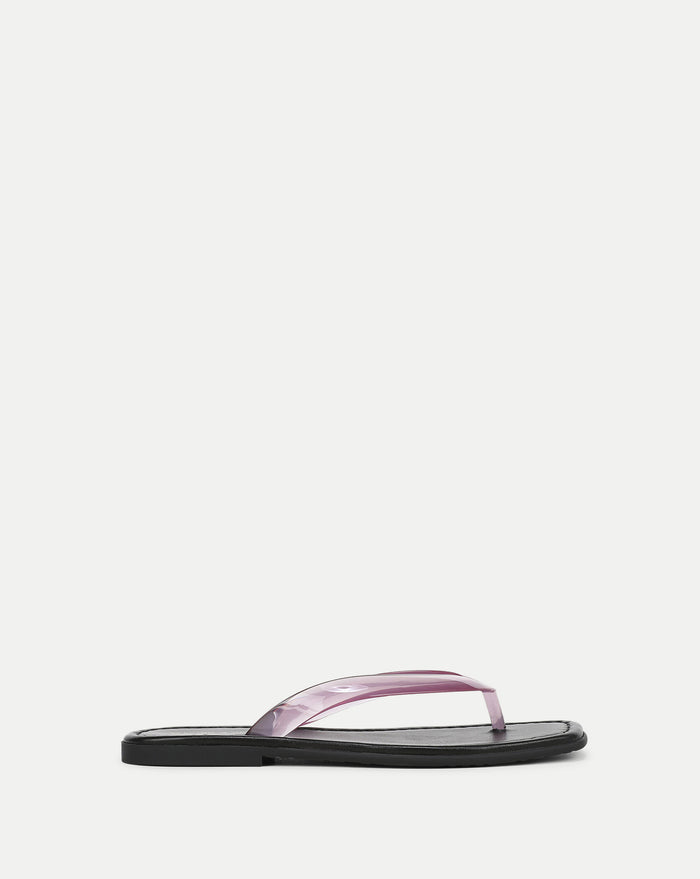 Veronica Beard Clea Jelly Flip-Flop Sandal - Orchid Haze