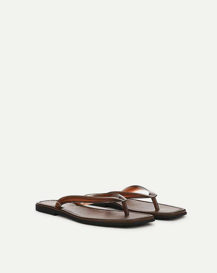 Veronica Beard Clea Jelly Flip-Flop Sandal - Hazelwood
