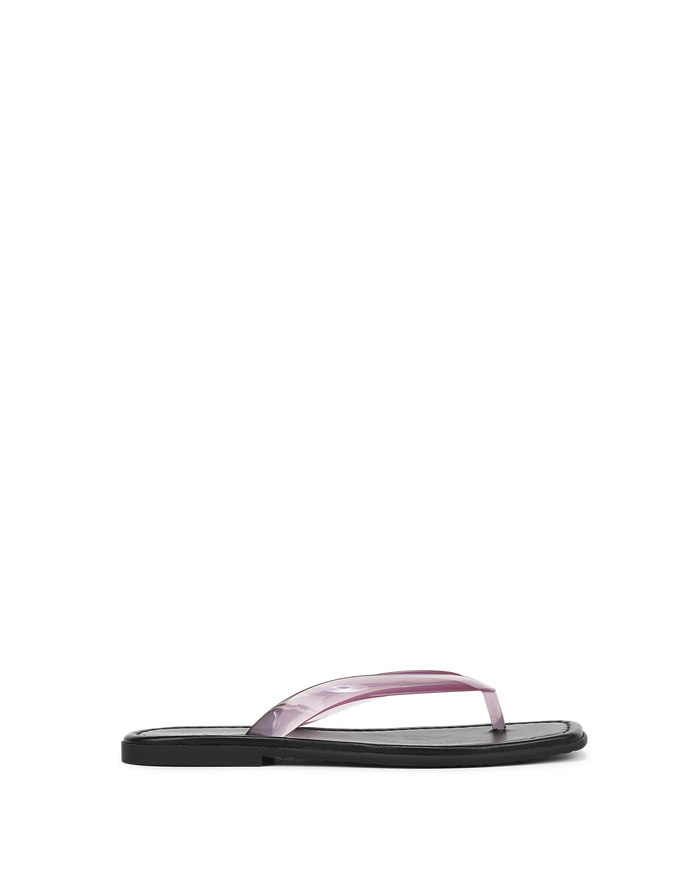 Veronica Beard Clea Jelly Flip-Flop Sandal - Orchid Haze