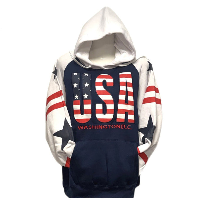 Color Block USA Hoodie