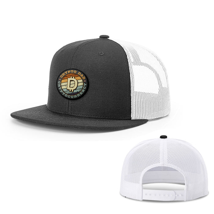 Snapback Flatbill / Black and White / One Size