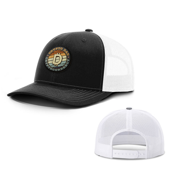 Crypto Dad Patch Hats - BustedTees.com
