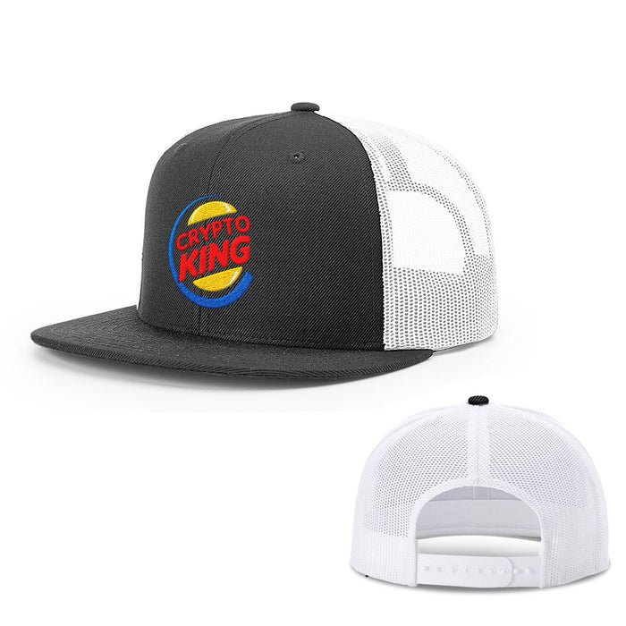 Snapback Flatbill / Black and White / One Size
