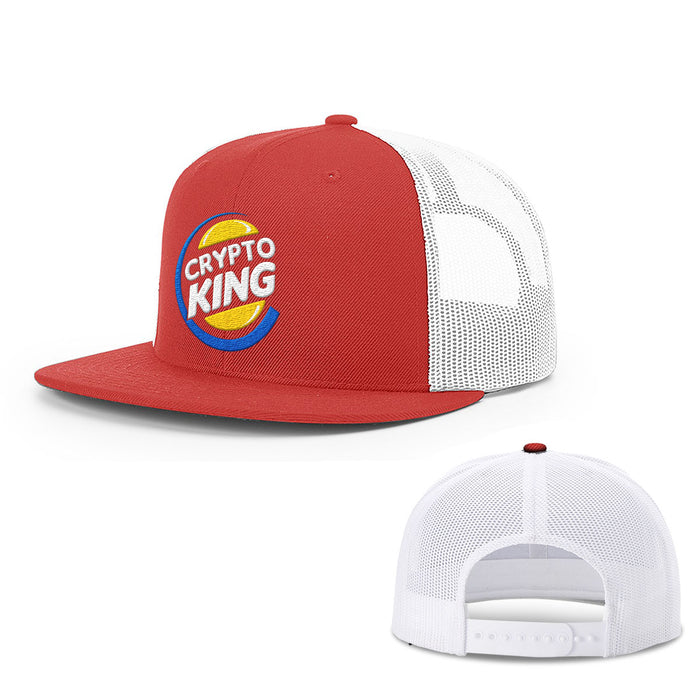 Snapback Flatbill / Red and White / One Size
