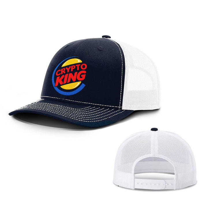 Snapback Trucker / Navy and White / One Size