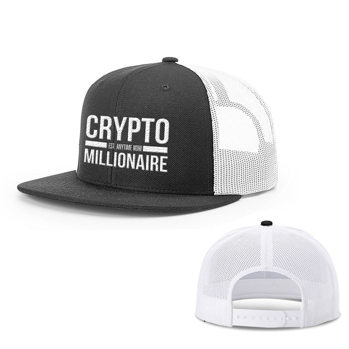 Snapback Flatbill / Black and White / One Size