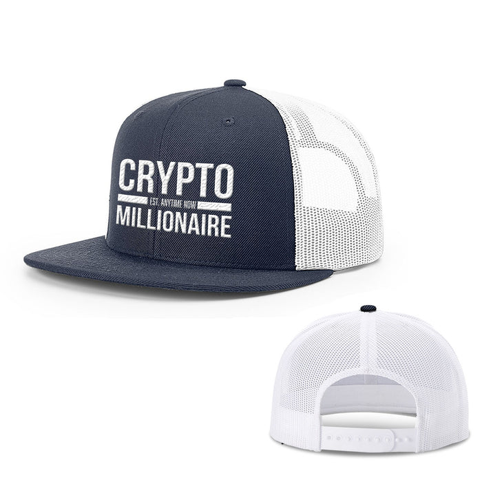 Snapback Flatbill / Royal Blue and White / One Size