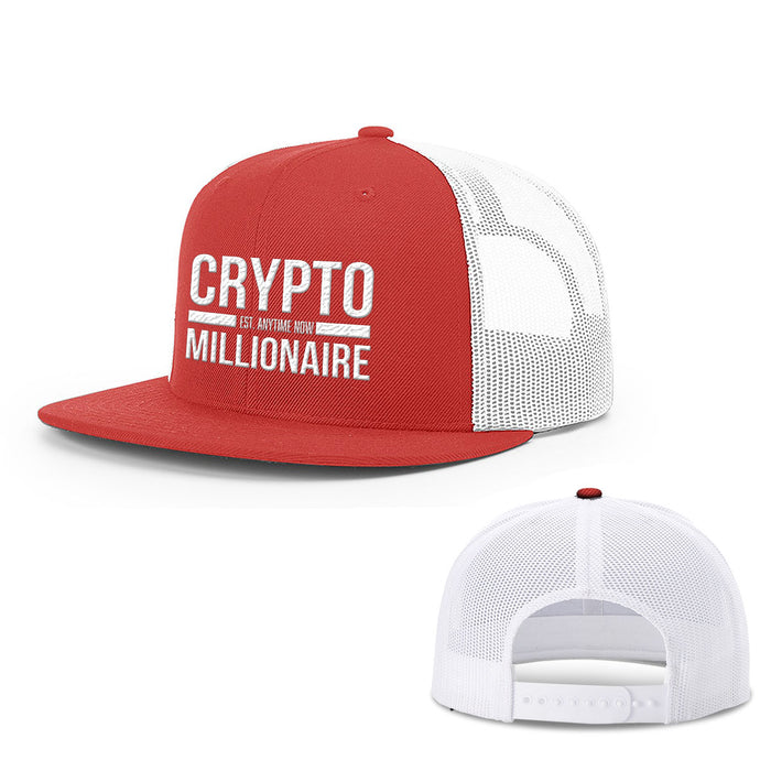 Snapback Flatbill / Red and White / One Size