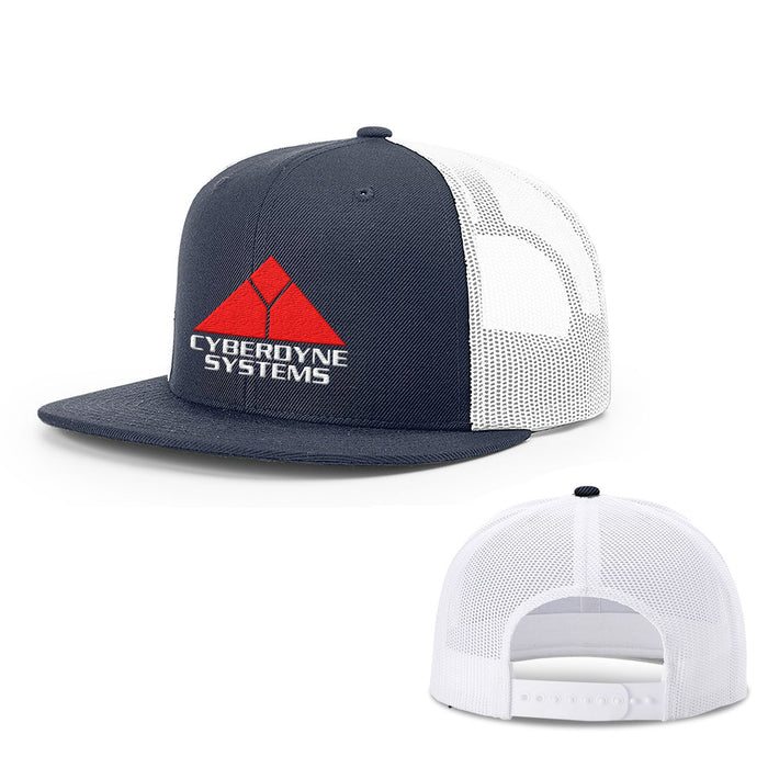 Snapback Flatbill / Navy and White / One Size