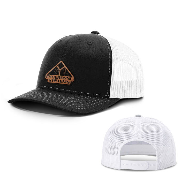Cyberdyne Systems Leather Patch Hats - BustedTees.com