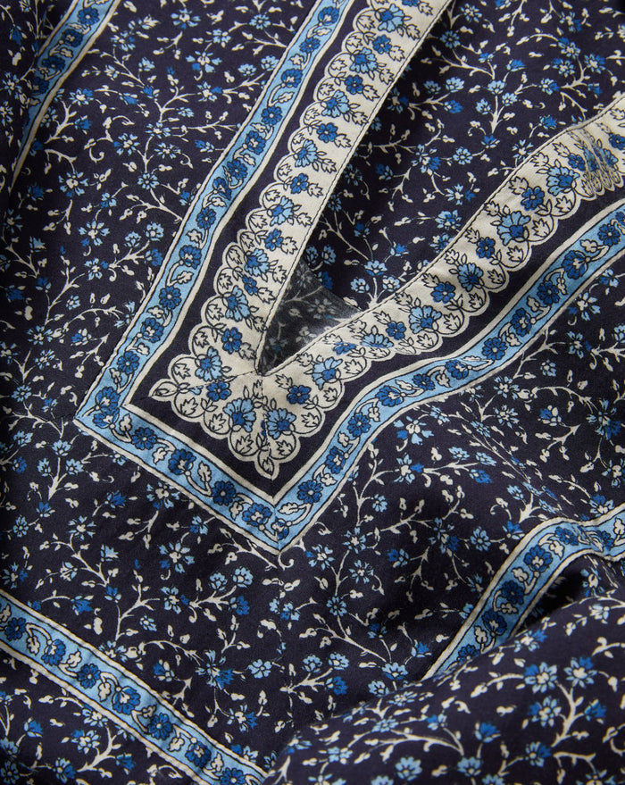 Veronica Beard Cyra Tunic Top - Navy Multi