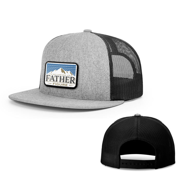 Snapback Flatbill / Heather and Black / One Size