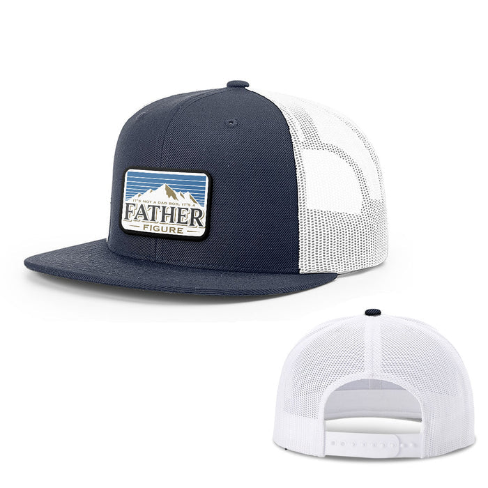 Snapback Flatbill / Navy and White / One Size