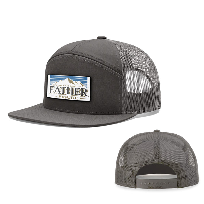 Seven-Panel Trucker Flatbill / Charcoal / One Size