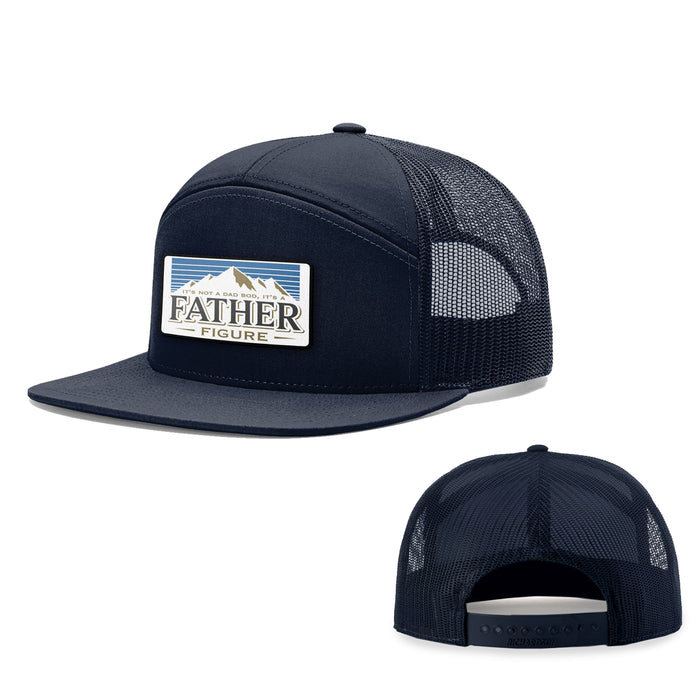 Seven-Panel Trucker Flatbill / Navy / One Size
