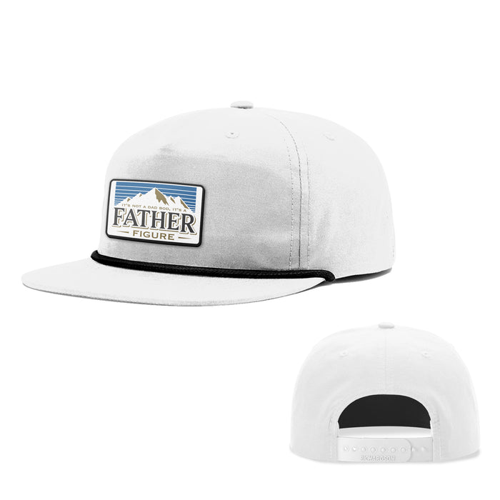 Snapback Rope Flatbill / White and Black / One Size