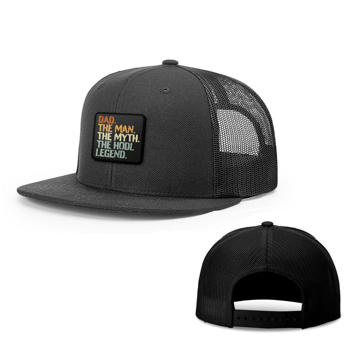 Snapback Flatbill / Full Black / One Size