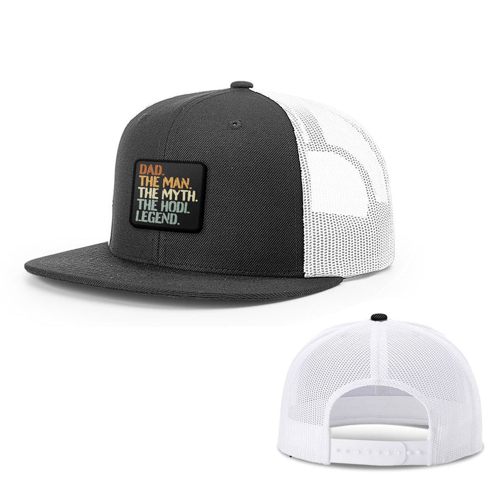 Snapback Flatbill / Black and White / One Size