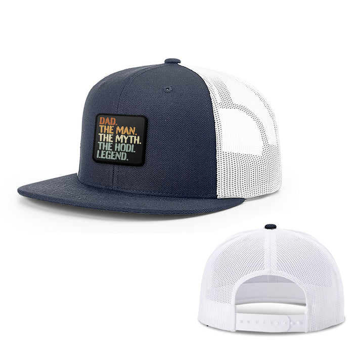 Snapback Flatbill / Navy and White / One Size