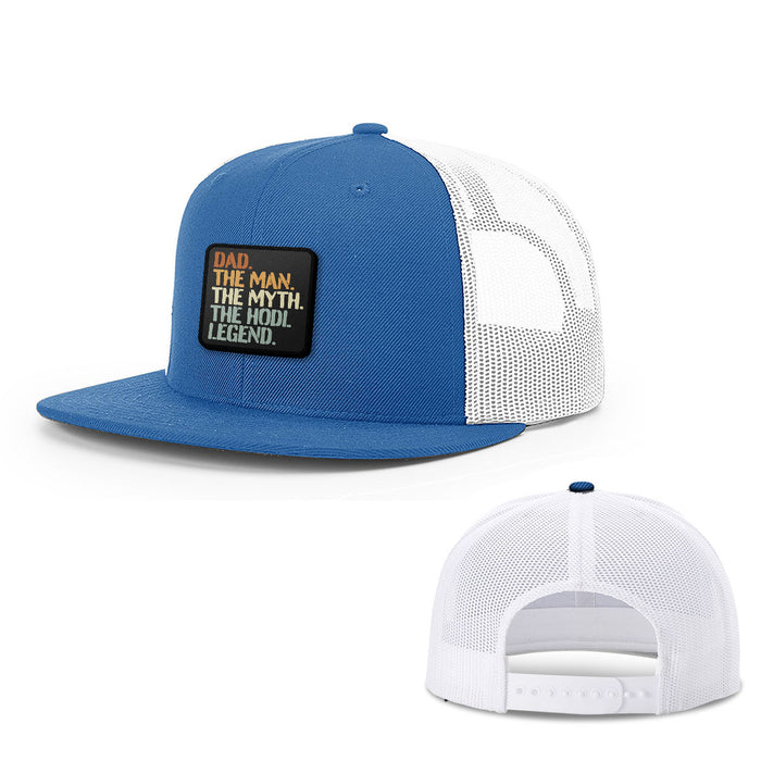 Snapback Flatbill / Royal Blue and White / One Size