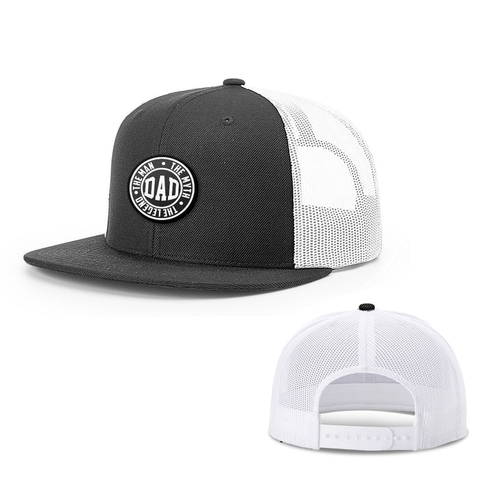 Snapback Flatbill / Black and White / One Size
