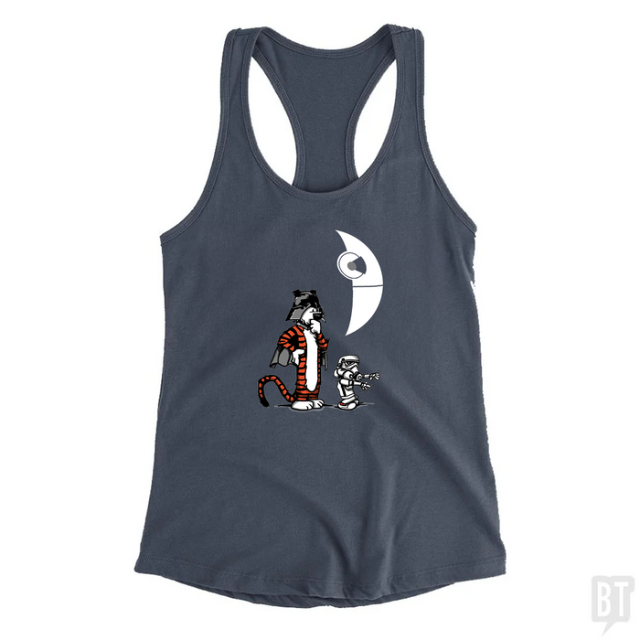 Darth Hobbes and Calvin Trooper Tank Tops
