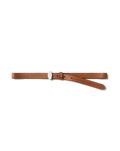 Veronica Beard Dash Leather Belt - Hazelwood