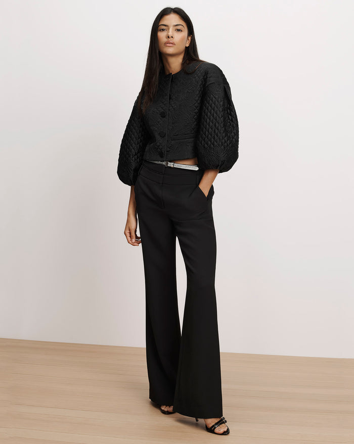 Veronica Beard Dash Leather Belt - Silver