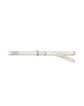 Veronica Beard Dash Leather Belt - Off-White