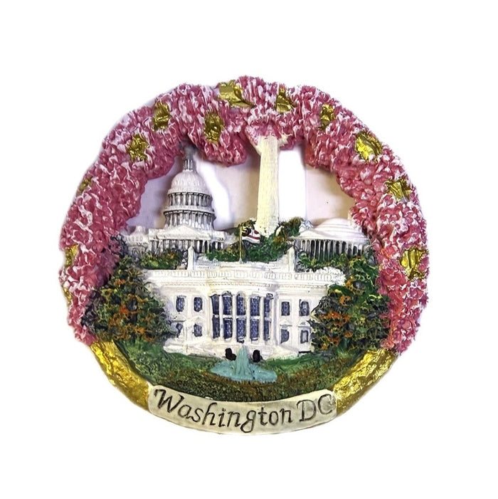 DC Wreath Ceramic Magnet