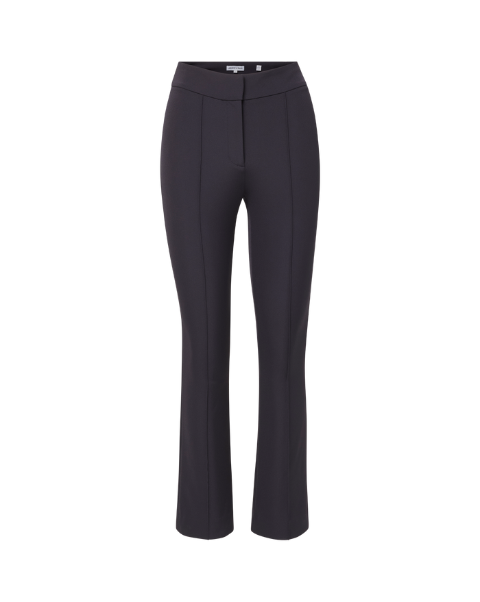 Veronica Beard Dell Scuba Slim-Leg Pant - Navy