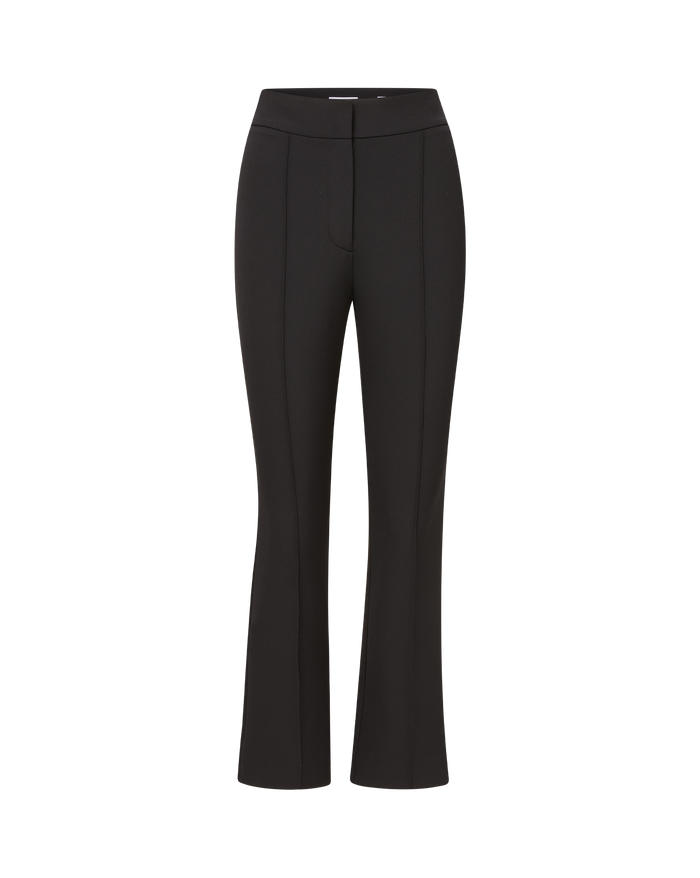 Veronica Beard Dell Scuba Slim-Leg Pant - Black