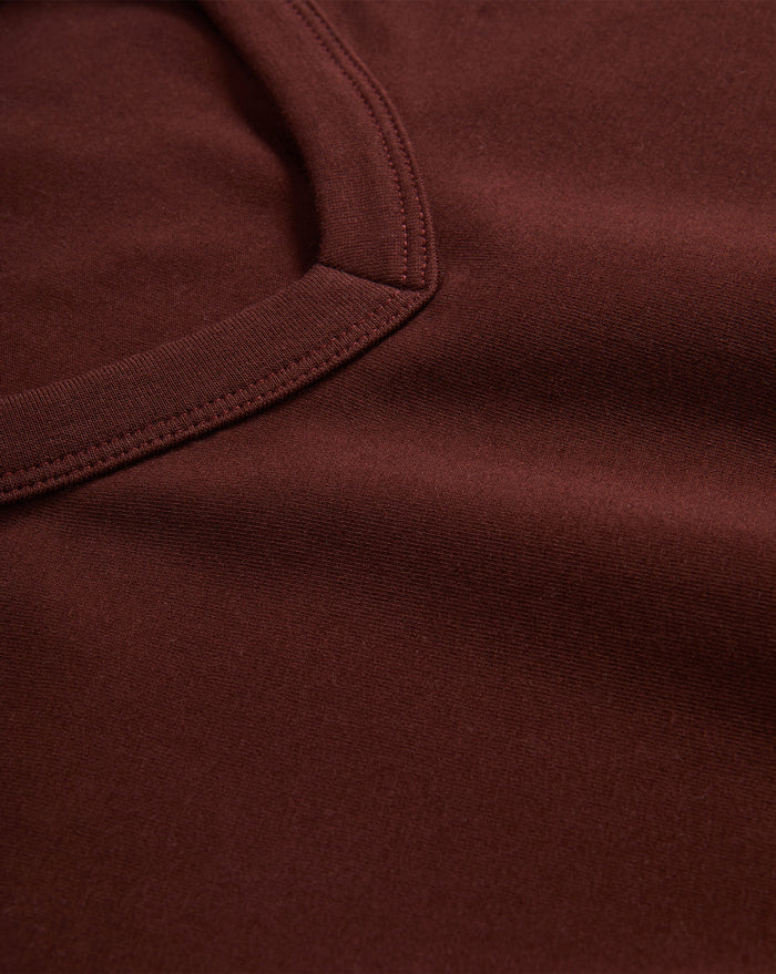 Veronica Beard Devin V-Neck Tee - Raisin