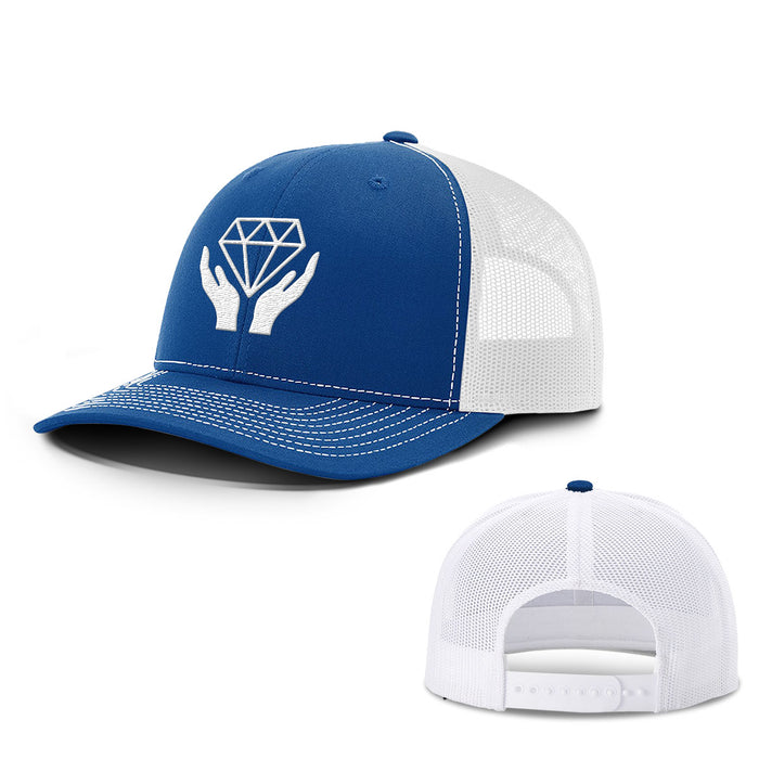 Snapback Trucker / Royal Blue and White / One Size