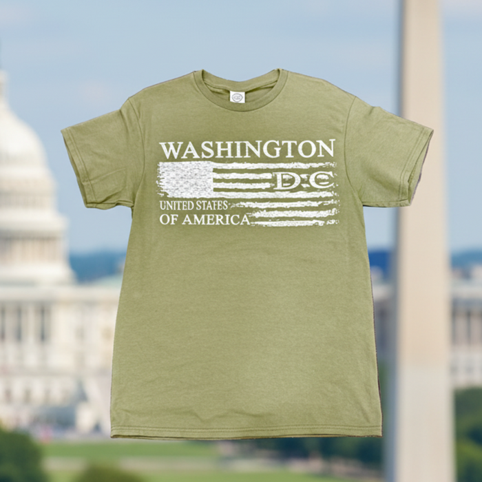 Distressed Flag DC T-Shirt