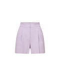 Veronica Beard Elbe Pleated Short - Soft Lilac