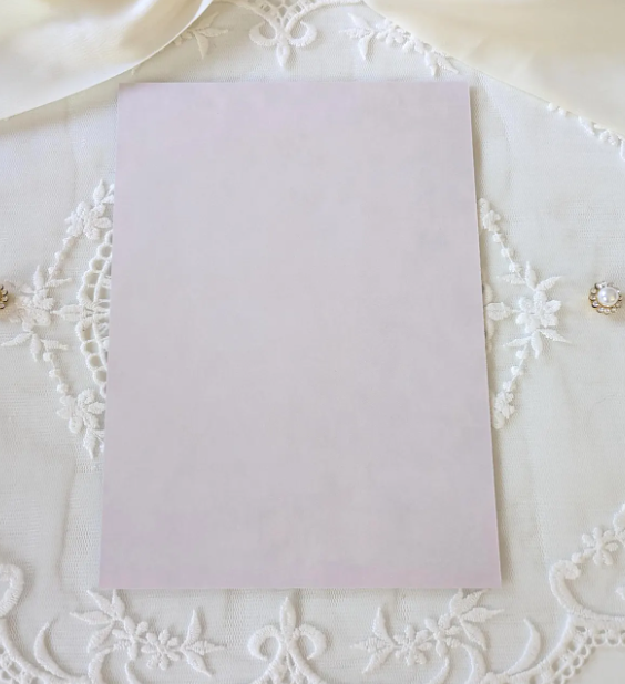 Elegant Letter Writing Paper Set | 5x7 Taupe Lined Cardstock for Weddings and Love Letters