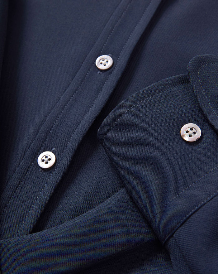Veronica Beard Ellers Midi Shirtdress Dress - Navy