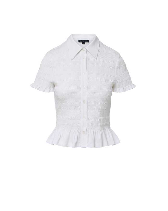 Veronica Beard Ellisandra Top - White