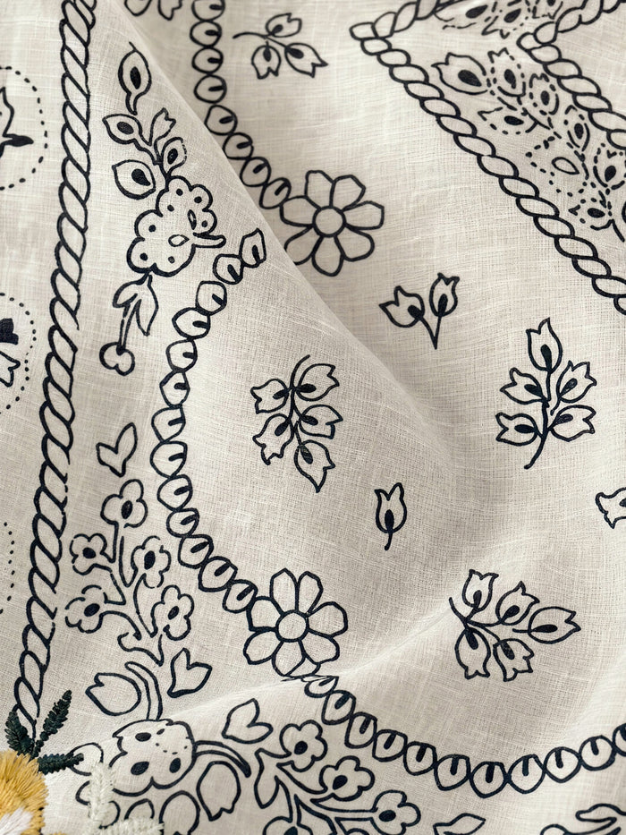 Embroidered Bandana