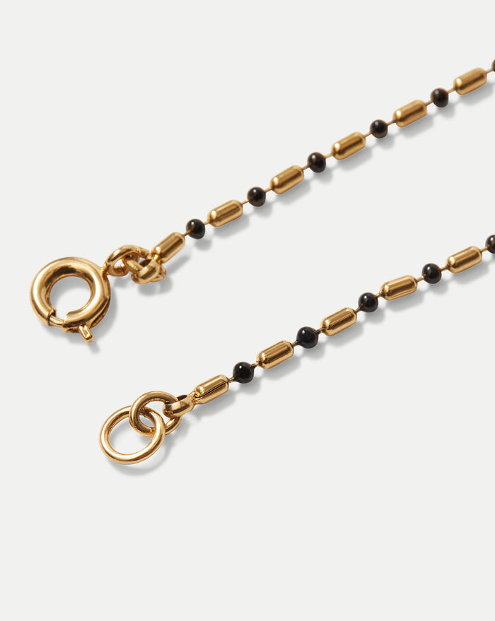 Veronica Beard Enamel Bead Chain Anklet